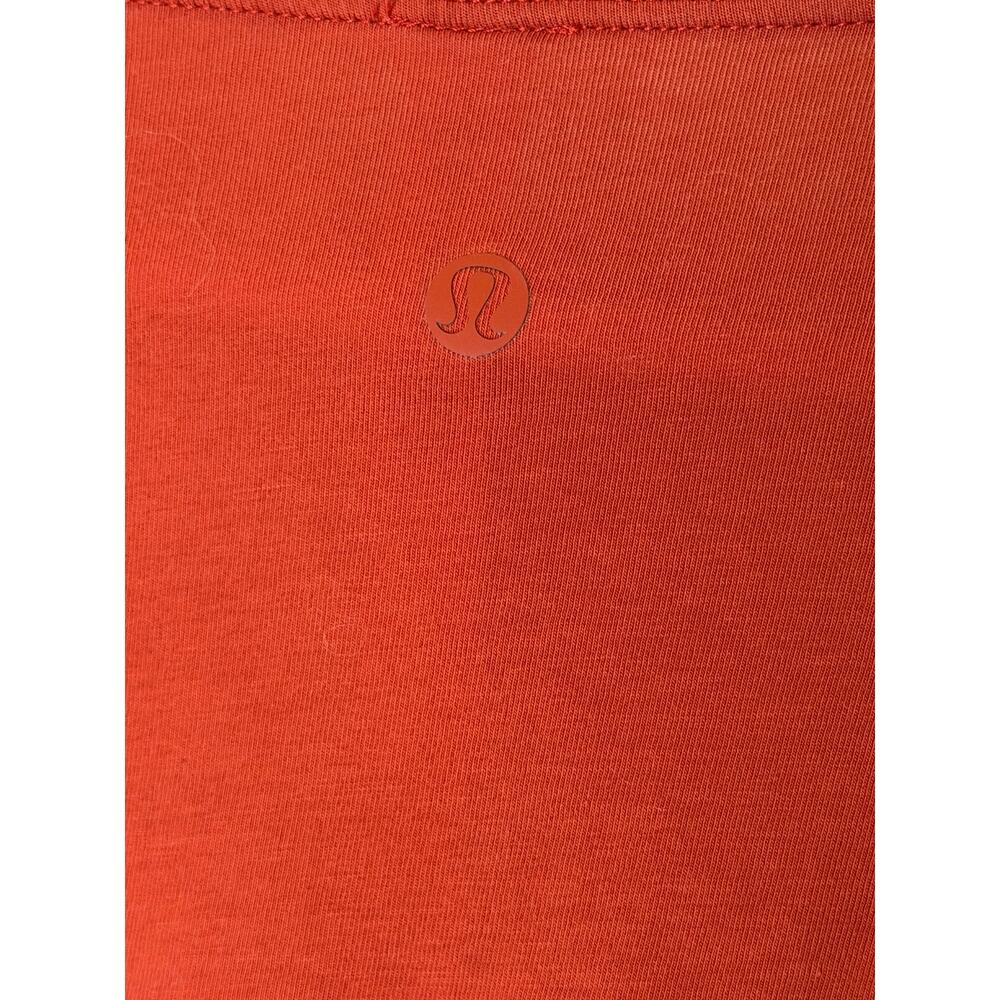 Lululemon Spiced Copper Long Sleeve Top Size 8 Relaxed Fit Athleisure - Picture 8 of 8
